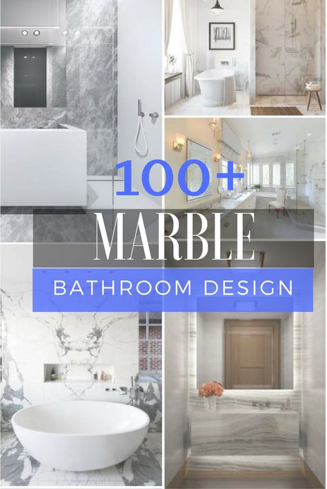 Marble Bathroom Designs Ideas (Best Of Pinterest) is a part of our design inspiration series.Design inspirational series is a weekly showcase of incredible furniture designs from all around the world. Beautiful Marble Bathrooms, Marble And Panelled Bathroom, Marble Bathrooms Ideas, Main Bathroom Design Ideas, Grand Bathroom Luxury Master Bath, Marble Accent Wall Bathroom, Small Marble Bathroom Ideas, Modern Luxury Bathroom Marble, Modern Bathroom Design Marble