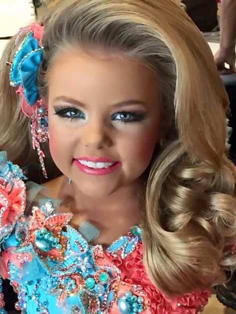 Landri Girl Pageant Hair, Kids Pageant Hair, Girls Pageant Makeup, Girls Pageant Hair, Beauty Pageant Hairstyles, Beauty Pageant Makeup, Pageant Hair Updo, Beauty Pageant Hair, Glitz Pageant Hair