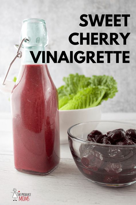 Easy Vinaigrette, Healthy Sauce, Simple Salads, Salad Dressing Container, Vegetarian Gluten Free, Simple Vinaigrette, Fresh Cherry, Favorite Salad, Savory Salads