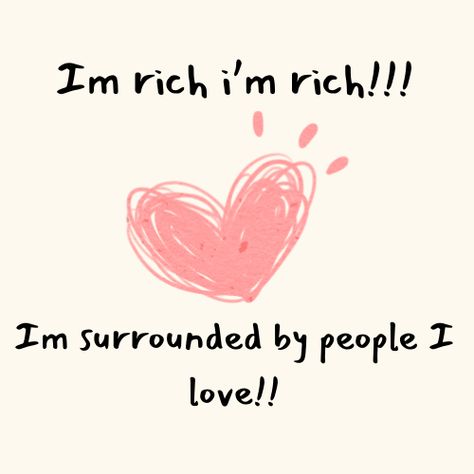 Oh how lucky I am to be surrounded by people I love. How Lucky I Am, I Love Life, I Am Lucky, How Lucky I Am To Have Something, How Lucky Are We, I Will Be Rich One Day I Know It, I Am Healthy I Am Wealthy I Am Rich, I Am Rich In All Areas Of My Life, I Am So Lucky Affirmation