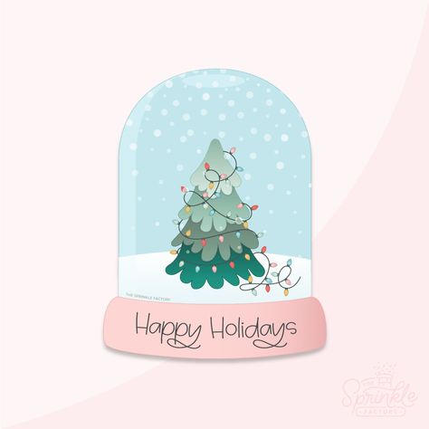 Tall Snow Globe Pink Preview Snow Globe Aesthetic, Globe Aesthetic, Snow Globe Illustration, Pink Snow Globe, Christmas Snowglobe, Birthday Email, Christmas Snow Globe, Bubble House, Holiday Sprinkles