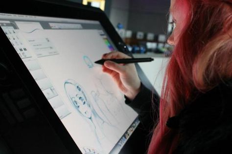 Wacom's WILL wants you to draw on any screen Art Tablet, Drawing Programs, Wacom Tablet, Artist Aesthetic, Wacom Intuos, Drawing Tablet, Computer Graphics, Futuristic Technology, Digital Artists