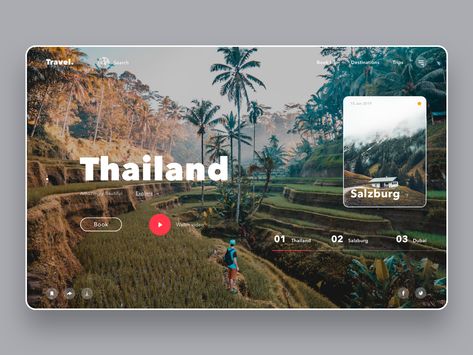 Trip Website Design, Trip Website, Tourism Design, Travel Website Design, Ui Color, Responsive Website Design, User Experience Design, Web Layout Design, Travel Website