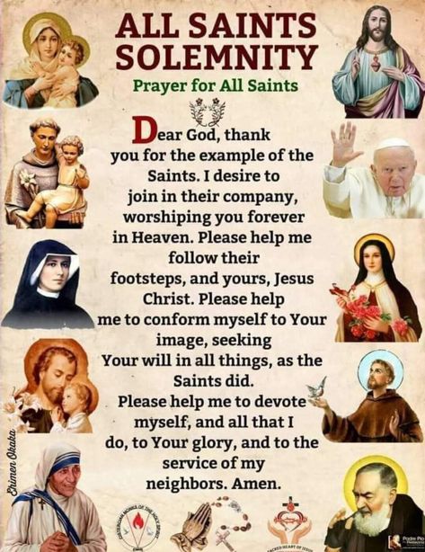 All Saints Day Prayer, Prayers For Strength And Healing, Catholic Saints Prayers, Prayer For Finances, Rosary Prayers Catholic, New Years Prayer, Catholic Prayers Daily, Prayers For Strength, Miracle Prayer