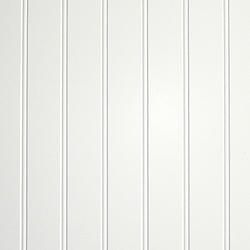 4x8 beadboard at menards.com for $19.97 Paneling Sheets, Bathtub Wall Surround, Beadboard Wall, White Beadboard, Bathroom Wall Panels, Shower Wall Panels, Lighting Plan, Wall Texture, Decorative Wall Panels