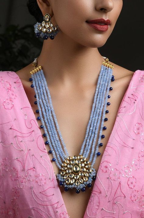 Kundan polki necklace