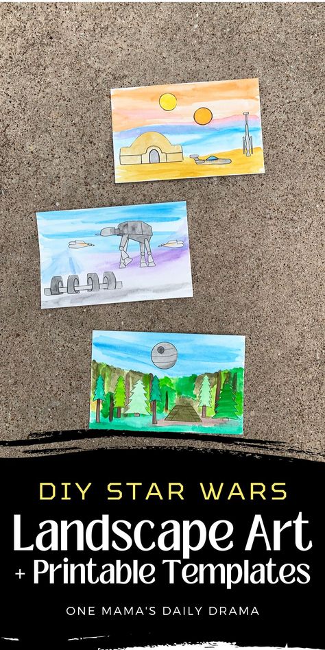 Star Wars Art For Kids, Star Wars Art Projects For Kids, Star Wars Crafts For Kids, Reading Crafts, Daily Drama, Star Wars Activities, Hope Crafts, Star Wars Printables, Diy Star Wars