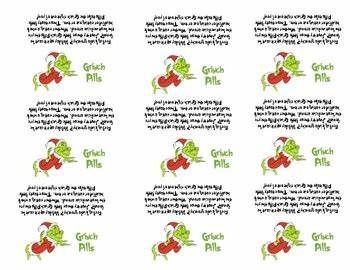 Grinch Pills by Mary Tavo | Teachers Pay Teachers Grinch Pills, Grinch Images, Free Templates, Christmas Cards Handmade, Handmade Christmas, Grinch, Free Printables, Christmas Cards, Christmas