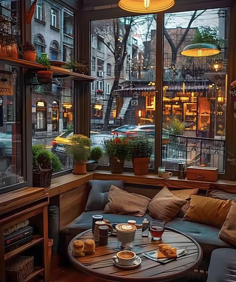 Cozy Cafe Interior, Sitting Room Interior Design, Coffee House Design, Cosy Cafe, Aesthetic Interior Design, Bookstore Cafe, Cozy Coffee Shop, Coffee Shop Aesthetic, Coffee Shops Interior