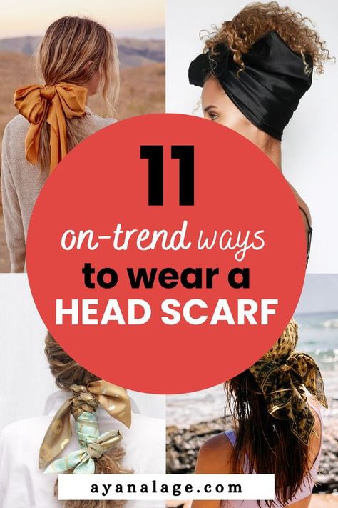 Scarf Hairstyles Long Hair, How To Wear A Scarf On Your Head, How To Wear A Scarf In Your Hair, Confident Boosters, Scarf Braid Hairstyles, Hairstyles With Scarves, Hairstyles With Bandanas, Single Braids Styles, Hair Scarf Ideas