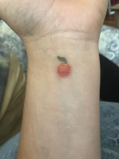 Fruit Tattoo, R Tattoo, Poke Tattoo, Professional Tattoo, Orange Fruit, My Daughters, Tiny Tattoos, Tattoos And Piercings, The Rules