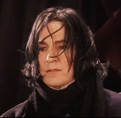 Severus Snape Smiling, Snape Smiling, Severus Sneep, Professor Severus Snape, Nothing Happened, Get Jinx, Alan Rickman Severus Snape, Harry Potter Severus, Harry Potter Severus Snape