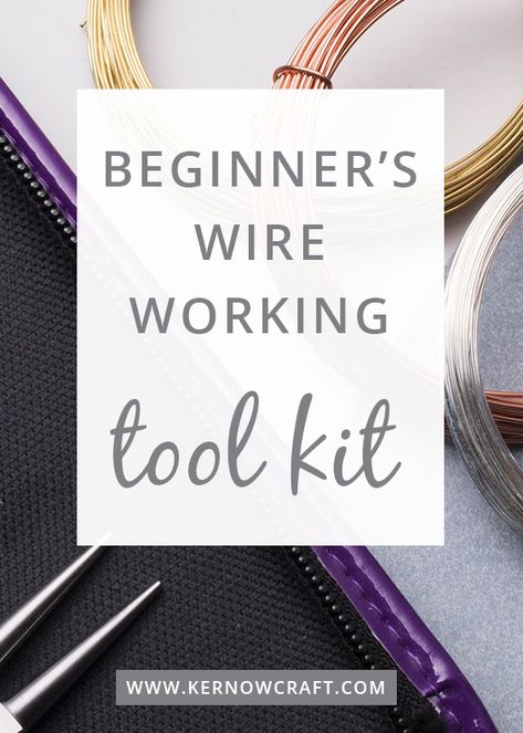 Wire Jewelry Making Tools, Jewelry Making For Beginners, Wire Wrapping Tools, Jewellery Making Tools, Diy Wire Wrapping, Diy Jewellery Making, Jewellery Wire, Wire Wrapped Jewelry Diy, Wire Jewelry Making