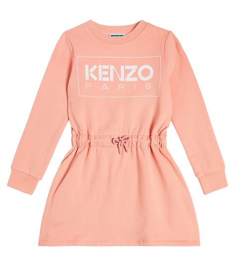 Kenzo Kids, Shop Logo, Big Kid, Comfortable Dress, A Logo, Jersey Dress, Big Kids, Every Day, Cotton Blend