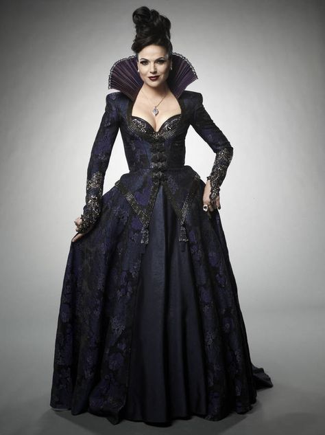 Evil Queen/Gallery Evil Queen Dress, Regina Evil Queen, Evil Queen Costume, Queen Outfits, Evil Queens, Regina Mills, Queen Costume, Queen Dress, Dress Sketches