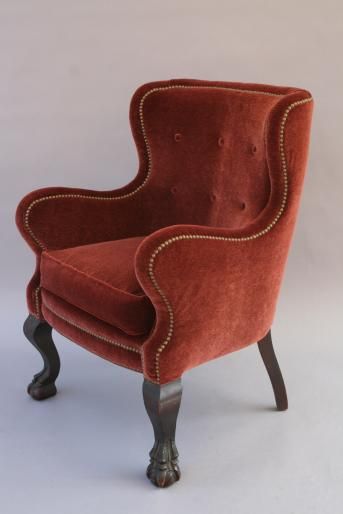 1920s armchair 1920s Armchair, Antique Armchair, Drowsy Chaperone, 1920s House, River House, Wingback Chair, Narnia, Accent Chairs, Vision Board