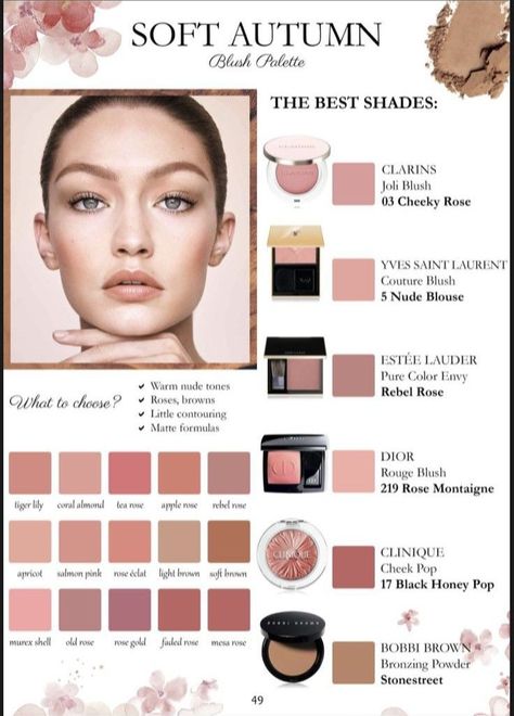 Color Palette Fashion, Soft Autumn Makeup, Soft Summer Makeup, Autumn Color Palette Fashion, Soft Autumn Palette, Deep Autumn Color Palette, Autumn Skin, Soft Autumn Color Palette, Autumn Makeup