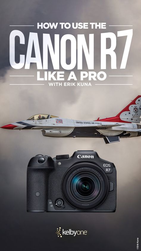 Watch ‘How to Use the Canon R7 Like a Pro’ with Erik Kuna. Now available on KelbyOne! https://members.kelbyone.com/course/erik-kuna-canon-r7/ Canon Eos R7 Photography, Canon Eos R7 Cheat Sheet, Canon R7, Canon Eos R7, Online Photography Course, Photo Tricks, Photography Course, Online Photography, Canon Lens