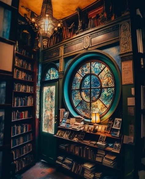 Hogwarts Common Rooms, Steampunk Library, Gothic Library, Dark And Moody Interiors, Victorian Library, Steampunk Book, Casa Hobbit, Home Library Rooms, Future Library