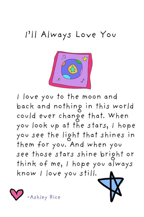 love, poem, poetry, cute, kids, tween, world, heart, star, line drwaing, inspiring, font, whimsical, doodle I Love You Always, I Love You Messages, I Love You Message, Things I Love About You, Poem For Love, I Love You Massage, Poems About Loving Someone, Cute Poems, Poem Love