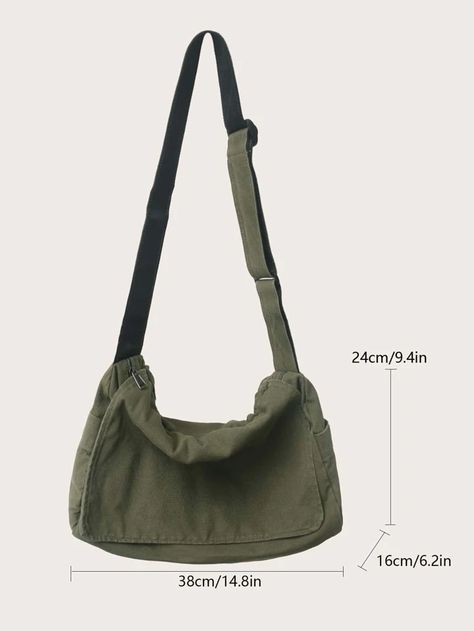 High School Students University Freshman multifunctional sling bag shoulder bag casual bag Men Minimalist Flap Canvas Messenger Bag, Handbag Schoolbag For Travel,College,Outdoors,Sports,Commute | SHEIN USA University Freshman, Casual Sling Bag, Canvas Sling Bag, Crossbody Bags For Travel, Shoulder Sling, School Accessories, College Bags, Canvas Messenger Bag, Essential Bag