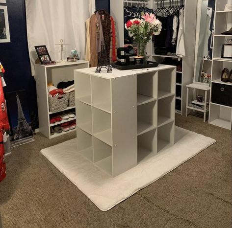 Spare Storage Room Ideas, Spare Bedroom To Walk In Closet, Cube Storage Closet Ideas, Small Bedroom Storage Ideas For Couples Master Closet Ideas, Spare Bedroom Into Walk In Closet, Organizing Purses, Walk In Closet Bedroom, Bedroom Into Closet, Spare Room Walk In Closet