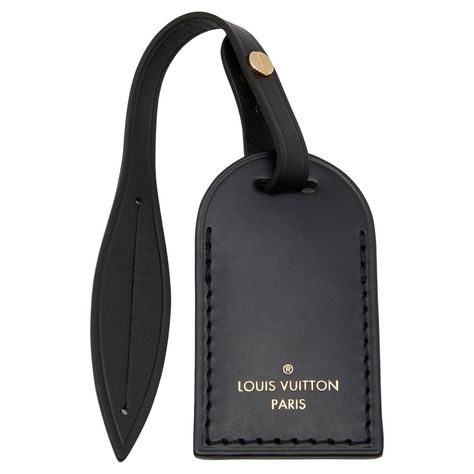 Rendered in leather, this luggage tag from Louis Vuitton will elevate the looks of your chic travel bags. It is designed in a simple shape with just the brand label on the front. It is complete with a leather strap holding a buckle. Keep your bags safe and recognizable with this awesome luggage tag. Luggage Tag Design, Luggage Tag Leather, Luggage Tag Designs, Leather Bag Tag, Louis Vuitton Luggage Tag, Leather Luggage Tag, Product Tags, Travel Tags, Luggage Strap