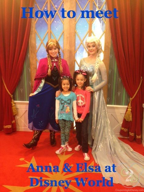 Wondering where to meet Anna and Elsa at Walt Disney World?  Check out where and what times here! Rapunzel's Tower, Elsa Disney, Disney 2024, Disney World Characters, Anna And Elsa, Florida Trip, Disney Vacation Planning, Disney Ideas, Disney World Florida