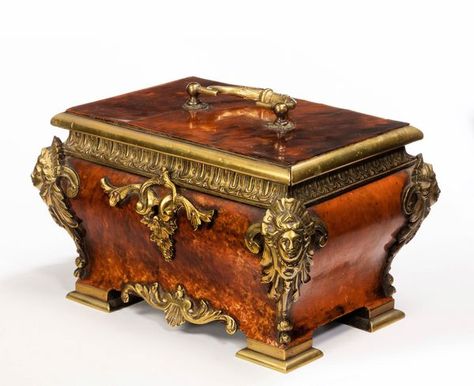 19th Century Tortoiseshell and Gilt Bronze Casket, England Gift Wrapping Ideas Birthday, Wrapping Ideas Birthday, Homemade Cards Ideas, Wrapping Ideas Creative, Gift Wrapping Ideas Creative, Pretty Gift Wrapping, Pretty Gift Wrapping Ideas, Elegant Gift Wrapping, Cards Homemade