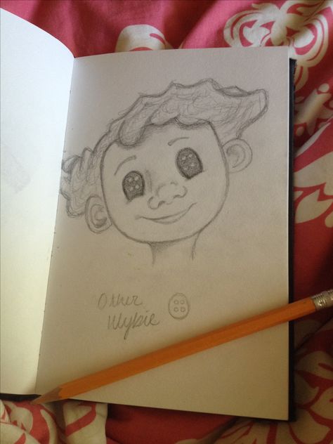 (Other Wybie) Coraline-- by: bethydraws Coraline Jones Drawing, Coraline Other Mother Drawing, Coraline Drawing Easy Step By Step, Coraline Easy Drawings, Wybie Coraline Drawing, Wybie Drawing, Other Wybie Coraline, Coraline Art Drawings, Caroline Drawing