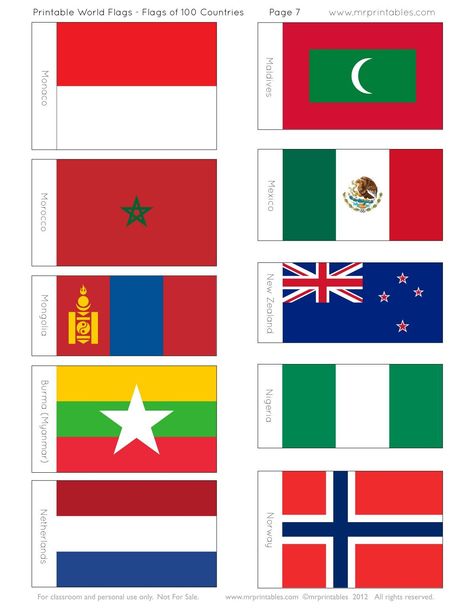 Printable World Flags - Mr Printables World Flags Printable, Printable Flags, Logo Quiz Answers, Mr Printables, World Country Flags, World Flags, Flag Printable, Logo Quiz, Countries And Flags