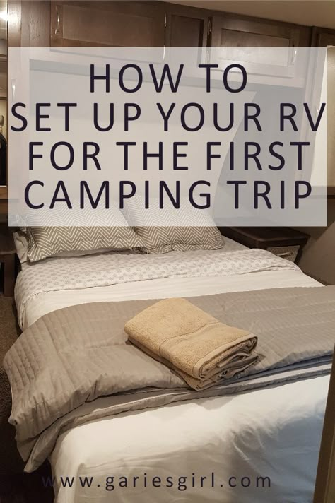 Rving Ideas Rv Camping, Camper Storage Ideas Travel Trailers, Camper Organization Travel Trailers, Camping Necessities, Rv Camping Checklist, Rv Travel Trailers, Rv Camping Tips, Camper Hacks, Camper Organization