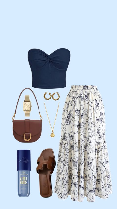 #outfitinspo #beauty #summer #fitinspo #ootd #coastal #coastalgrandaughter #coastalgrandmother #hermes Prada Summer, Rok Outfit, Europe Outfits, Italy Outfits, Casual Day Outfits, Looks Street Style, Fun In The Sun, Looks Chic, Mode Inspo