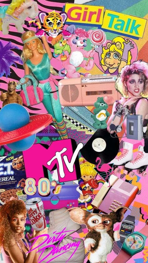 #80s 80s Mood Board, Background Screensavers, The Wedding Singer, 80s Nostalgia, 80s Aesthetic, Fashion Project, Girl Talk, Retro Aesthetic, 80s Fashion