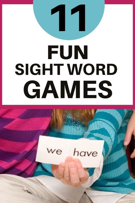 Fun Activities and Games with Sight Words for Kindergarten — My Teaching Cupboard Games For Sight Words, Sight Word Games For Kindergarten, Kindergarten Sight Word Activities, Sight Words For Kindergarten, Free Sight Word Games, Preschool Reading Activities, Phonics Games For Kids, Making Words Activities, Words For Kindergarten