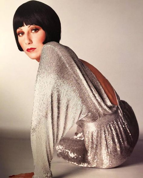 70's Glam Cher photo by Richard Avedon for Vogue 1972 Richard Avedon Photos, 70s Cher, Avedon Photography, Photography 70s, Richard Avedon Photography, 70s Lookbook, Cher 70s, Norman Norell, Cher Photos