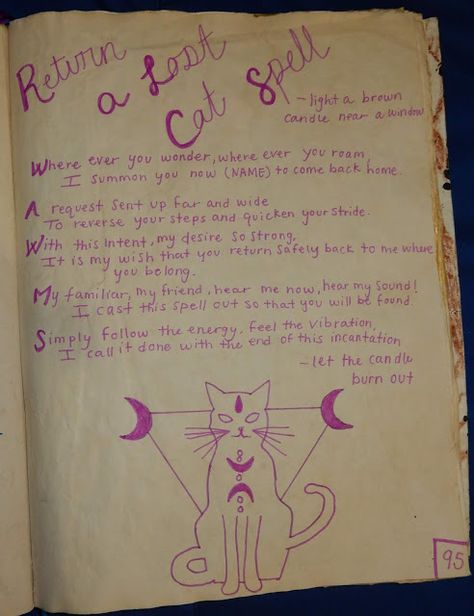 Kelsey's Craft Corner: Spell book pages from my DIY spell book Diy Spell Book, Candles With Herbs, Spell Book Pages, Finding Feathers, Sleep Spell, Small Altar, Revenge Spells, S Craft, Easy Spells