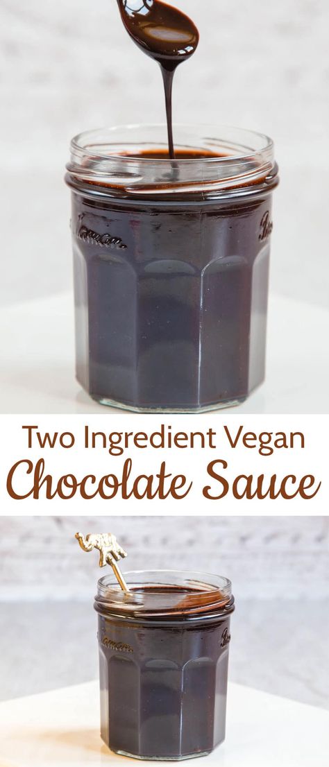 Healthy Vegan Dessert, Chocolate Syrup Recipes, Homemade Chocolate Sauce, Hot Chocolate Sauce, Chocolate Sauce Recipes, Homemade Hot Fudge, Cheesecake Vegan, Cake Vegan, Fudge Sauce