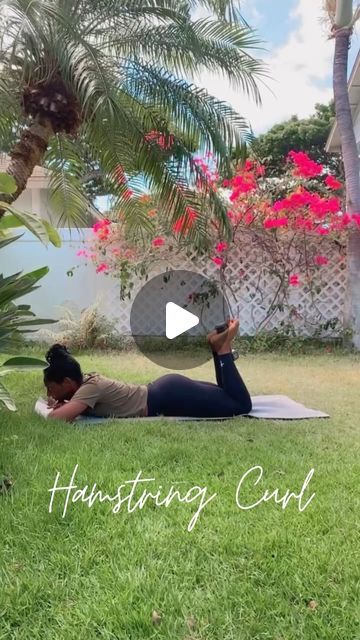 Salome Suttles ~ Lo-Key Fit on Instagram: "Targeting your hamstrings at home IS possible!

Don’t skip strengthening your hamstrings just because you’re not at the gym. Strong hamstrings can help relieve knee pain, make day to day activities easier, and help boost your power in other exercises!

How-to:

1.  Lie down on the floor on your stomach, legs straight and one foot on either side of a dumbbell that is standing up.

2.  Squeeze the weight between the inner part of your feet and bend your knees to lift it just off the floor.

3.  Bend your knees and slowly bring your heels up toward your glutes, keeping the bottoms of your feet facing up and your feet flexed.

4.  Slowly lower the weight back down and repeat.

A few form tips:
As you’re curling the weight up, press your hips into the Hamstring Exercises At Home, Hamstrings At Home, Strong Hamstrings, Next At Home, Hamstring Workout, Hamstring Curls, Activity Days, Knee Pain, To Day