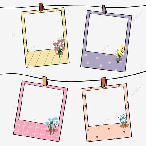 Photo Frame Illustration, Cartoon Photo Frame, Polaroid Illustration, Polaroid Png, Cute Polaroid, Polaroid Photo Frame, Photo Frame Png, Simple Photo Frame, Photo Frame Images