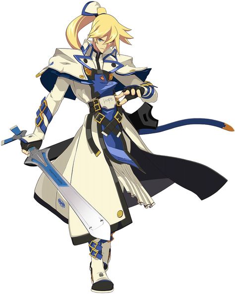 Ky Kiske from Guilty Gear Xrd -Sign- Ky Kiske, Guilty Gear Xrd, Guilty Gear, Game Character Design, Character Design Male, Character Design References, Video Game Art, Sign Art, Game Character