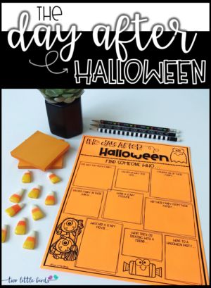 Favorite Halloween Activities for Upper Elementary Classrooms - Two Little Birds Halloween Elementary, Day After Halloween, Halloween Classroom Activities, Halloween Teaching, October Classroom, Halloween Lesson, Halloween Themed Activities, Halloween School Treats, October Activities