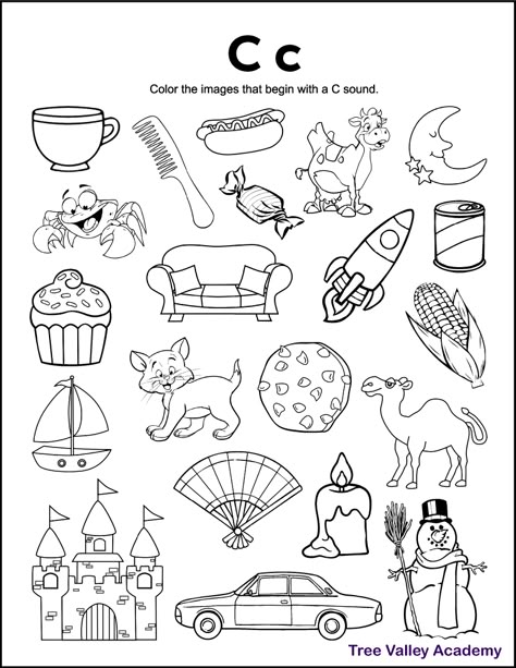 Letter C Worksheets For Preschool Free, A Is For Worksheet, Letter C Kindergarten Activities, C Sound Worksheet, Letter C Worksheets For Kindergarten, Letter C Activities For Kindergarten, C Is For, C Worksheets Preschool, C Letter Images