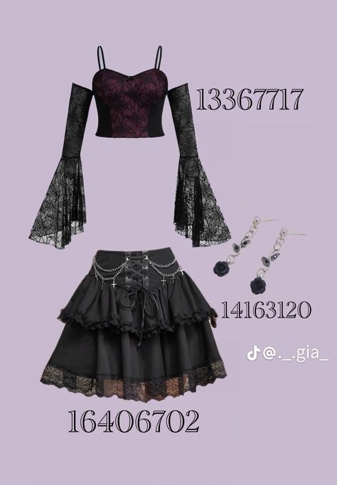 Shein Codes, Creepy Cute Fashion, Goth Clothes, Wild Berries, Practical Fashion, Outfit Codes, Shein Outfits, Concert Fits, Gothic Girls