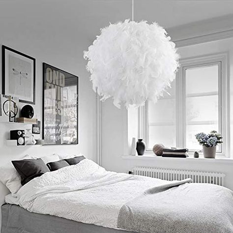 Bedroom Vision Board, Pendant Light Set, Feather Lamp, Lamps Bedroom, Pendant Light Styles, Crystal Pendant Lighting, Round Chandelier, Grey Bedroom, Chandelier Style