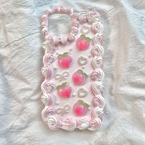 Features ❀ This is a 100% handmade and premium decoden phone case for all brand ❀A simple snap-on Design handmade phone case provides ideal protection for your device while allowing easy access to all buttons, sensors, and connections. ❀Your device is protected from scratches and bumps with this handmade phone case. ❀ Please keep in mind that all of our items are handcrafted, so some variations are to be expected on the Personalized Phone Case. Not for perfectionists. ❀ Please keep away from children and pets and advise them not to put it into their mouths. ❀After You Receive the decoden babes, it needs to be placed in a dry place for 2-3 days before use ❀ You can wash it or wipe it but do not put decoden products under direct sunlight or high temperature. ❀ Reminder: Decoden Cream is not Piped Phone Case, Kawaii Decoden Phone Case, Whipped Cream Phone Case, Decoden Phone Case Pink, Deco Phone Cases Whipped Cream, Decoden Phone Case Sanrio, Decoden Phone Case Simple, Cute Phone Accessories, Icing Phone Case