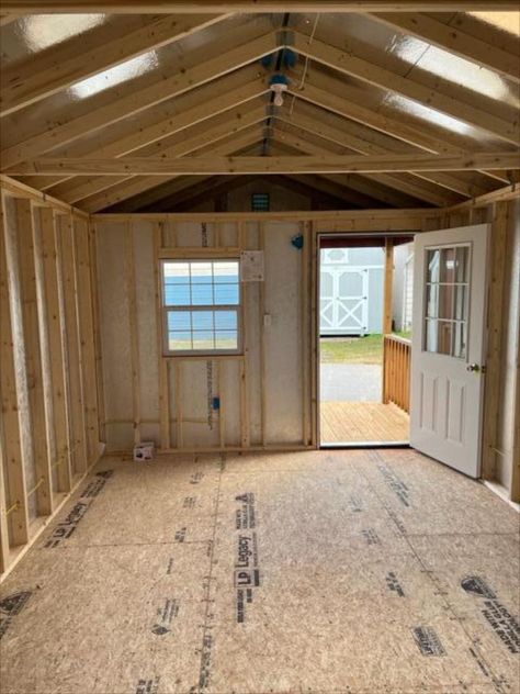 12x24 Deluxe Cabin 12x24 Tiny House, Stable Conversion, Insulated Door, Door Insulation, Tiny Homes, Stables, Tiny House, Doors, Cabin