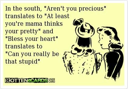 Bless your heart!! *wink* @Kara Jeanine, thought of you with the precious comment! Bless Your Heart Quotes, Your Heart Quotes, Southern Humor, Turn Down For What, Bless Your Heart, I Carry Your Heart, Southern Sayings, Southern Life, Southern Girls