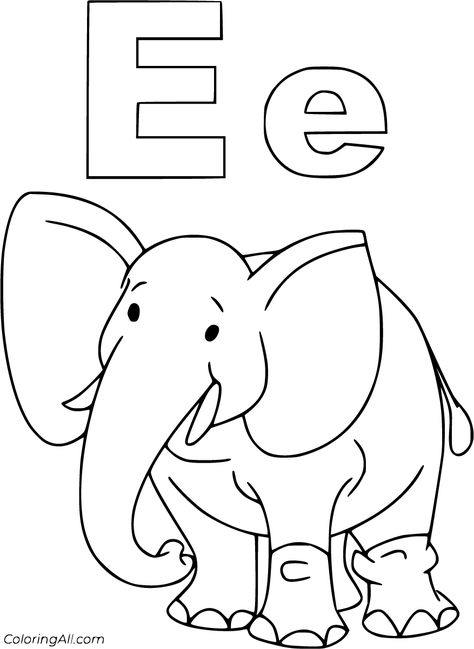 42 free printable Letter E coloring pages in vector format, easy to print from any device and automatically fit any paper size. E Coloring Page, Letter E Craft, Elephant Coloring, Elephant Coloring Page, Free Kids Coloring Pages, Kindergarten Coloring Pages, Abc Coloring Pages, Preschool Coloring Pages, Alphabet Worksheets Preschool