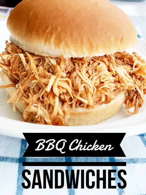 Instant Pot BBQ Pulled Chicken - Chase Laughter Crock Pot Chicken Stuffing, Pulled Bbq Chicken, Crockpot Bbq Chicken, Crock Pot Bbq, Bbq Pulled Chicken Sandwiches, Bbq Pulled Chicken, Pulled Chicken Sandwiches, Chicken Stuffing, Bbq Chicken Sandwich